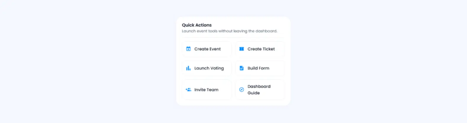 Event business platform